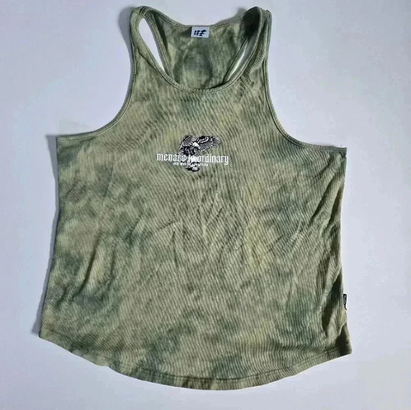 Jed North 2 pack training fitness athletic tank shirt tie dye green grey men M - Picture 2 of 12